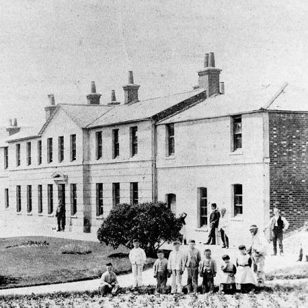 Droxford Union workhouse and some occupants, 1891