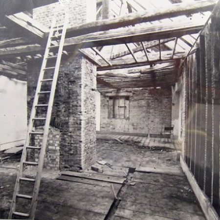 Archive photo: Old Hyde House undergoing restoration 1980’s
